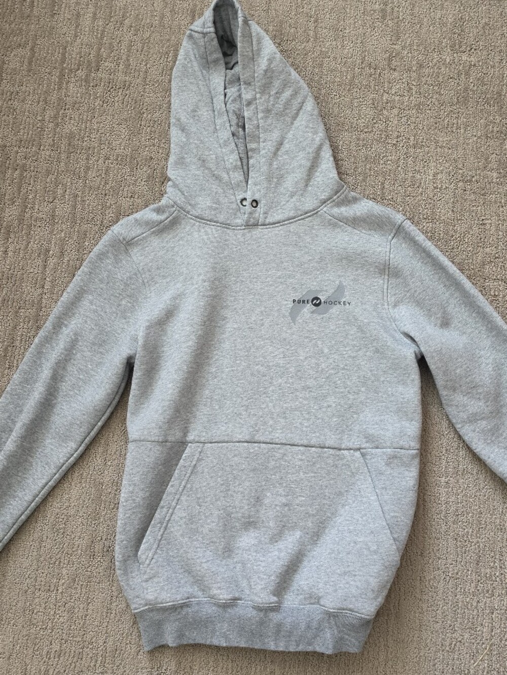 Gray Pullover Hoodie - Men's